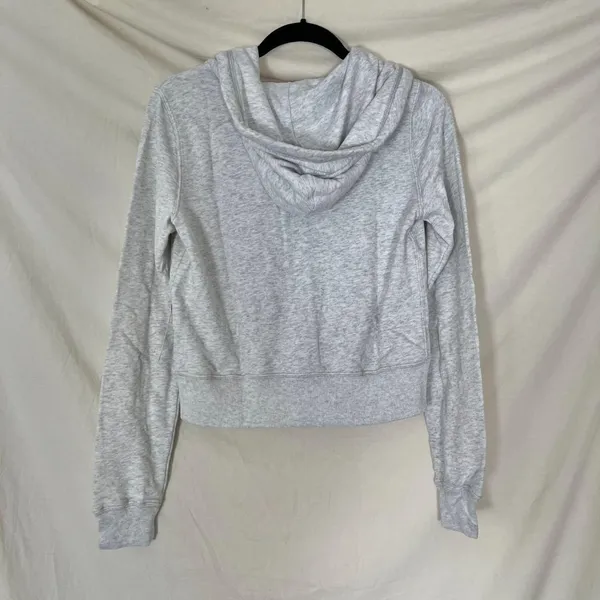 NWT Hollister Logo Zip Up Hoodie Sweatshirt Jacket with Pink Accents Size S - Image 3