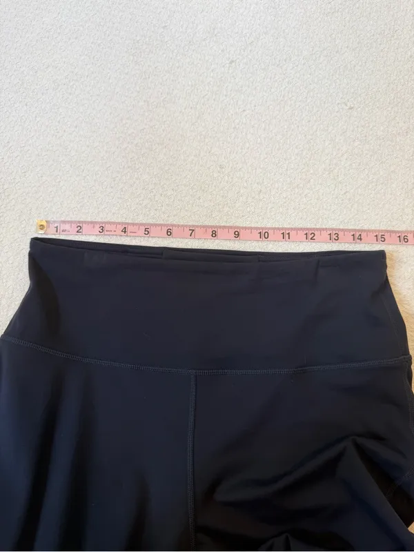 Quince Navy Boot-Cut Cropped Flare Yoga Pants Large Navy - Image 6