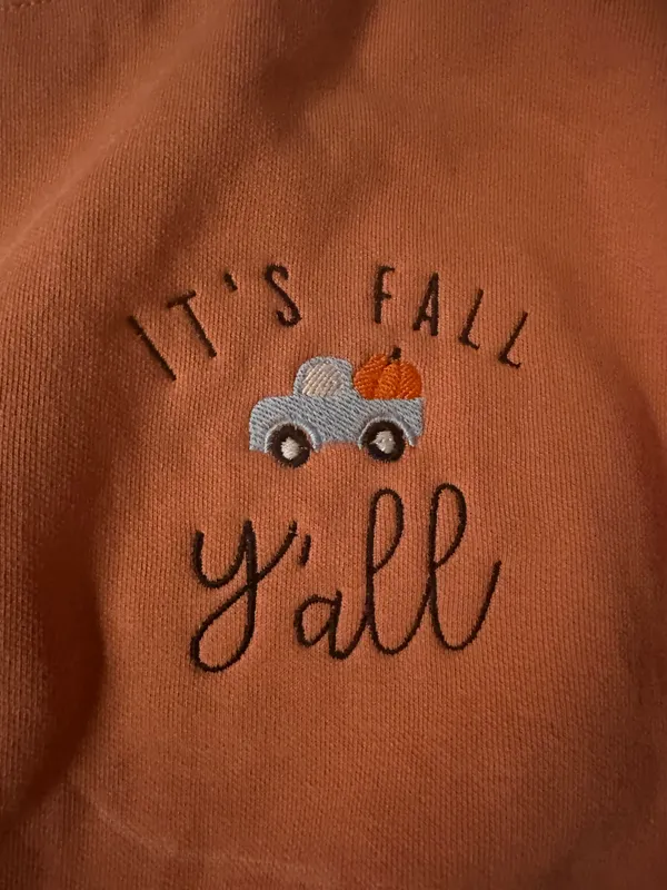 It’s Fall Yall crewneck Orange - Image 2