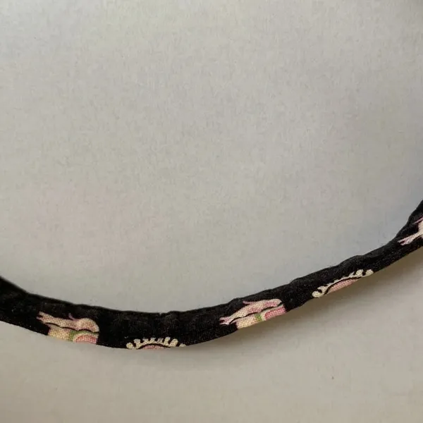 Vera Bradley Elephant Print Black Pink Purse Handbag‎ Paisley Vintage Shoulder - Image 6