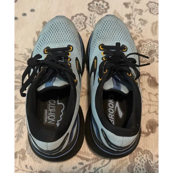 Brooks Ghost 15 Women's Running Shoes Size 5.5 Light Blue / Gold Neutral - Image 6