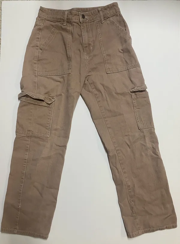 Shein Beige Cargo Pants - Image 2