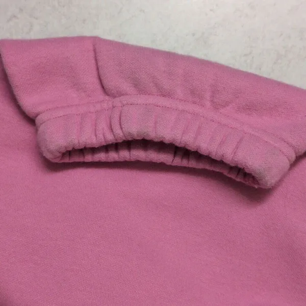 Skims Pink Elastic Waist Cuff Sweatpants Joggers Cotton Blend Size XL - Image 4