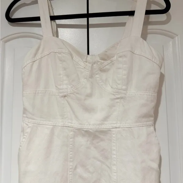 Young Fabulous &‎ Broke White denim Dress small - Image 3