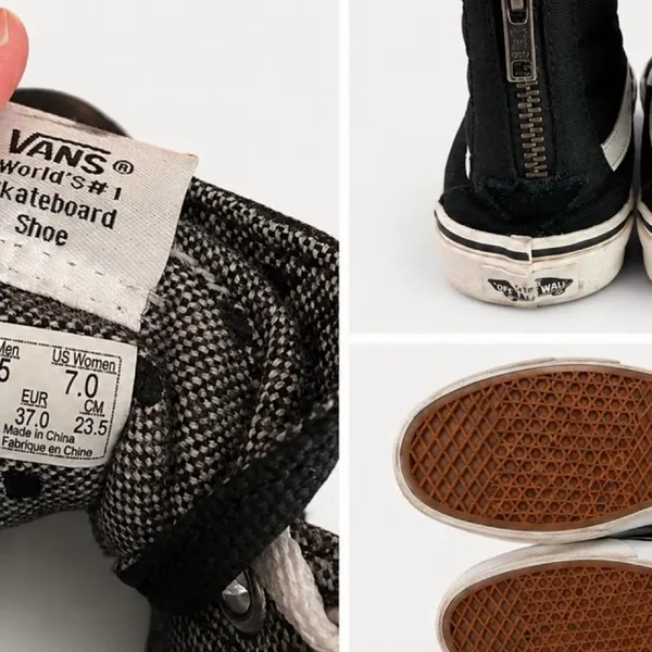 Vans Women's White and Cream Trainers - Image 5