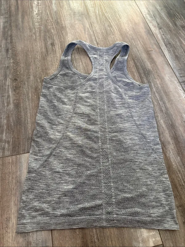 Lululemon | Gray Swiftly Tech Full Length Workout Activewear Fitness Tank Top- 4 - Image 5