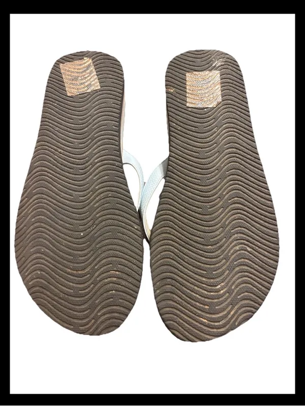 Floopi Women's Light Blue Thong Sandals Size 8 - Image 3