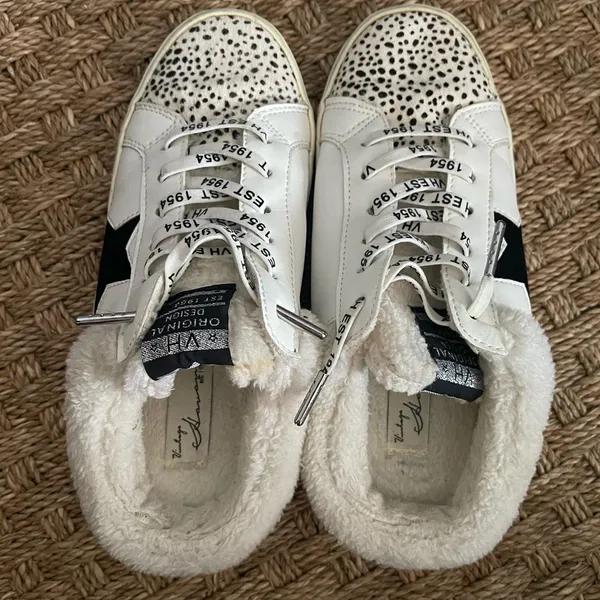 VINTAGE HAVANA Heavenly Faux Shearling Lined Sneakers, Size 7 - Image 3
