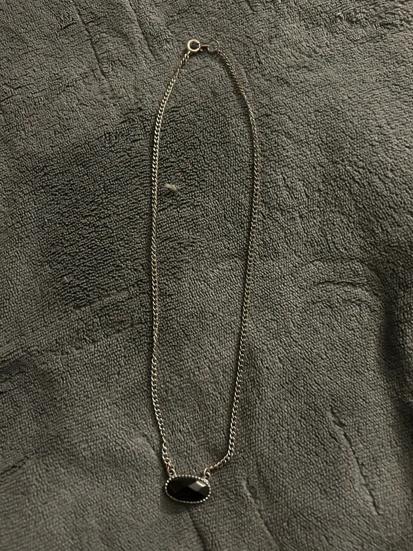 Black Gem Necklace - Image 3