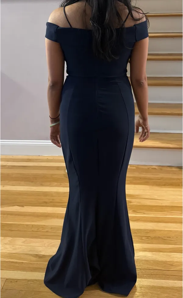 Navy Blue Formal Dress - Image 8