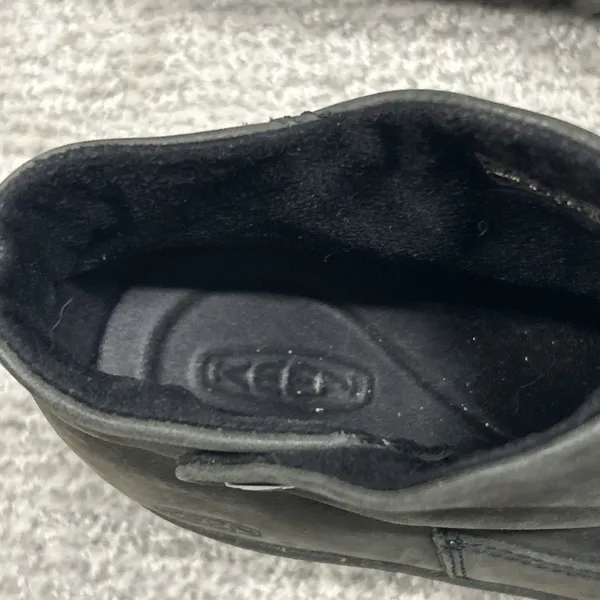 Keen Akita Ankle Boots Womens 8 Slate Gray Wedge Leather Snap Closure - Image 9