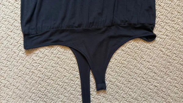 Pink Lily black tshirt bodysuit - Image 3