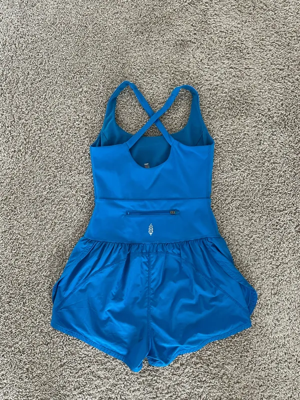 Free People Movement Electric Blue Runsie  - Image 2