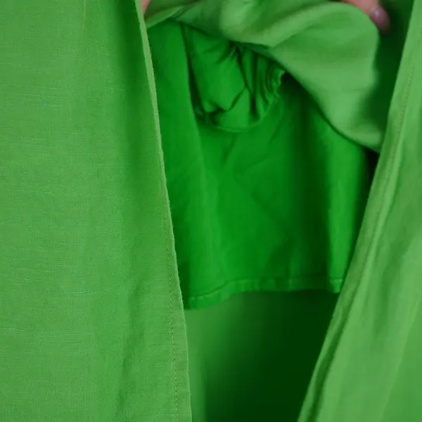 Stockholm‎ Atelier X Other Stories Women Green A-Line Midi Skirt Size 4 - Image 3