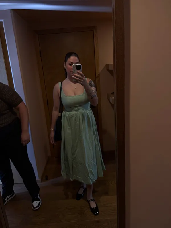 Green dress Size M - Image 2