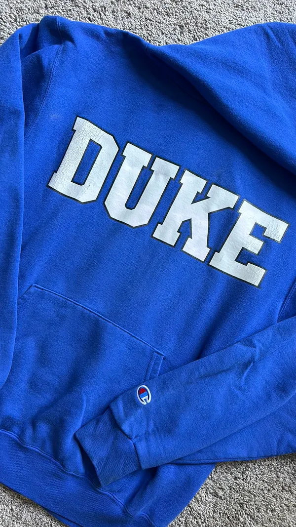 Blue Duke Champion Sweatshirt Size S - Image 2