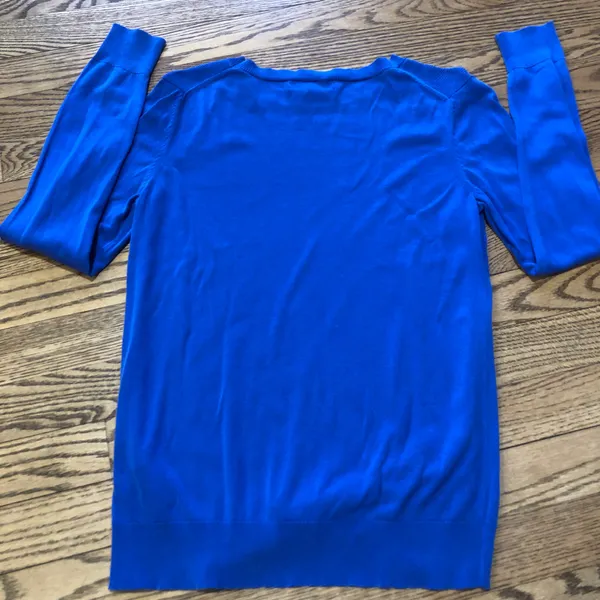 Banana Republic Sweater Silk Cotton Blue - Image 2