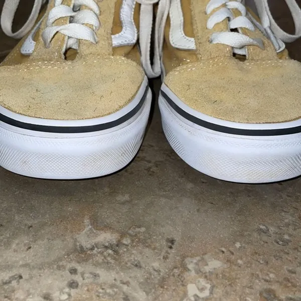 VANS Old Skool SK8 Yellow Suede Low Top Sneakers Unisex M 4 W 5.5 Skateboard - Image 11