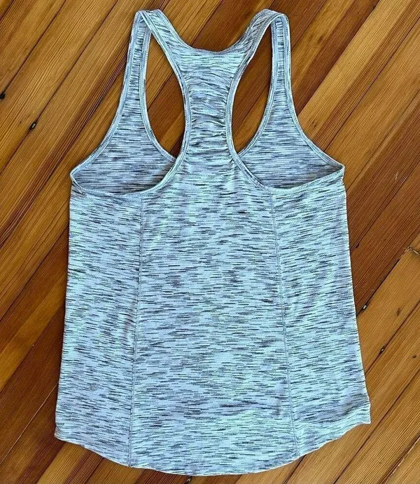 Lululemon Our Sport Tank in Tiger Space Dye Black White Size 10 - Image 3
