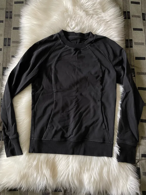 Lululemon Scuba Crew Washed Lunar Rock - Image 4