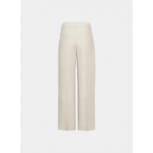 Aritzia The Effortless Pant CruiseLinen in natural ecru, size 0, regular length - Image 5