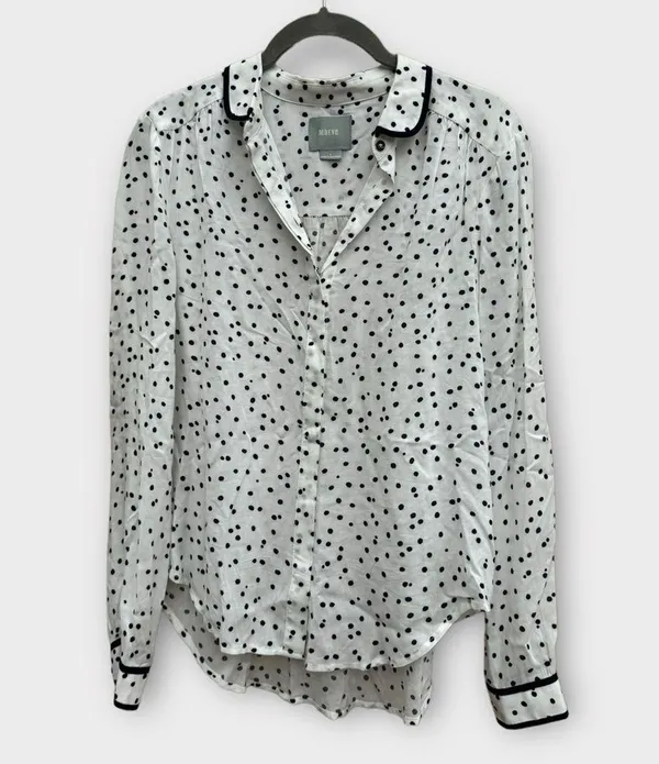 Maeve Anthropologie Polka Dot Blouse - Image 2