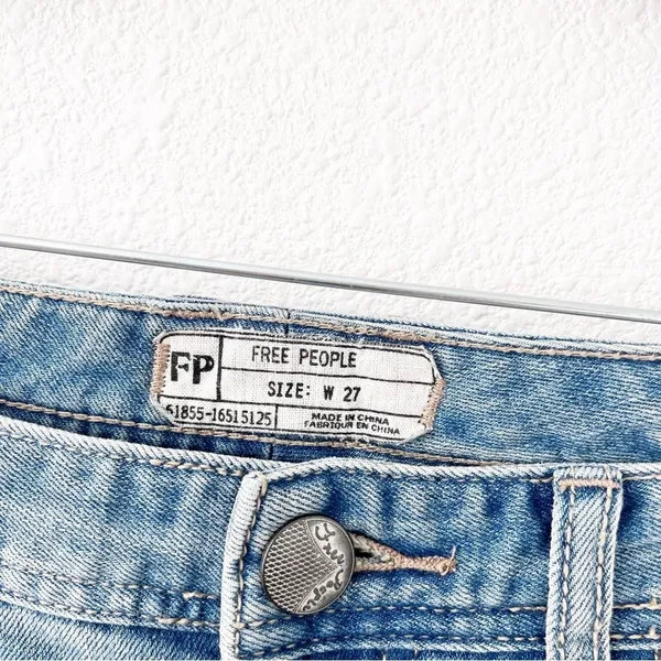 Free People Destroyed Skinny Jean Sitka - Image 2