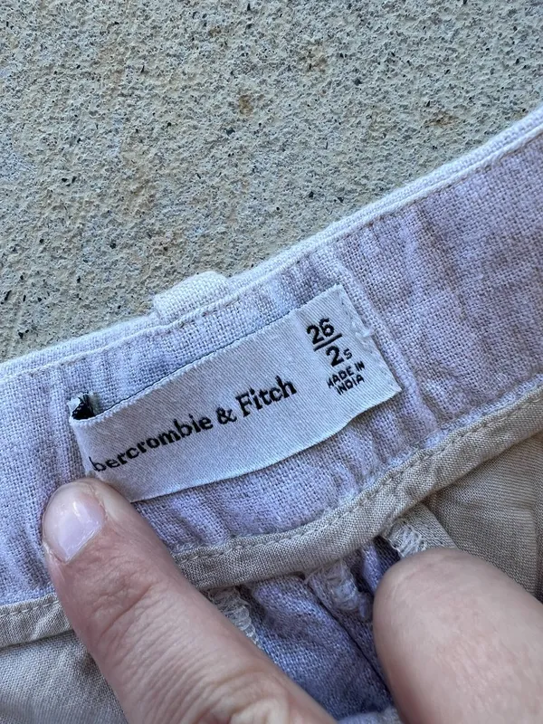 Abercrombie &‎ Fitch 26/2S linen blend pants - Image 7