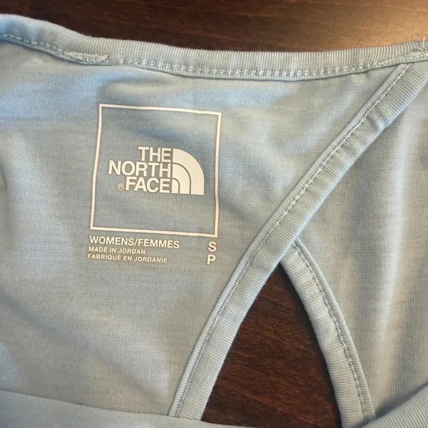 The North Face Blue Wander Crossback Short Sleeve Top Size S Activewear Gorpcore - Image 4
