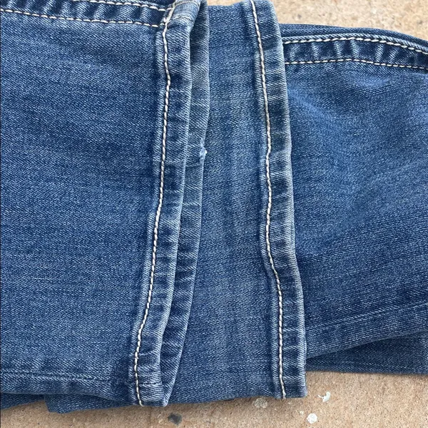 Miss Me Dark Blue Boot Cut Jeans with Silver Embellishments - Image 10