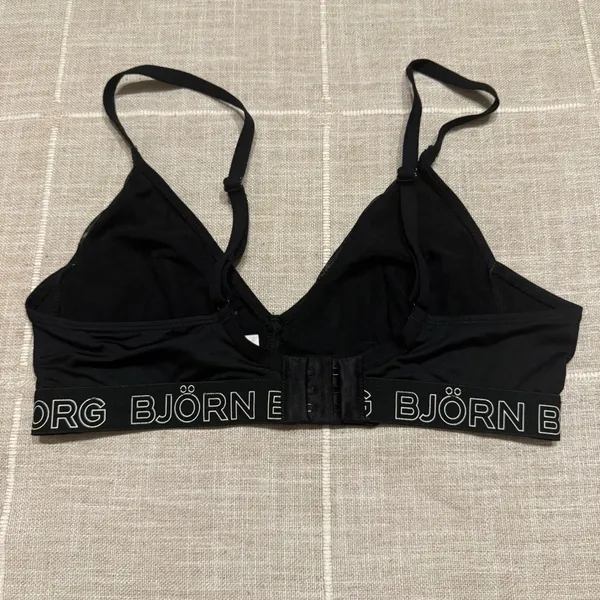 Bjorn Borg Bralette Bundle Black Beige 2PK Sleep Lounge Size 38 - Image 3