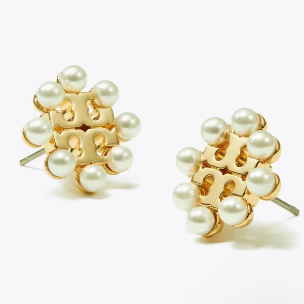 $98 Retail NWOT Tory Burch Kira Pearl Stud Earrings - Image 3