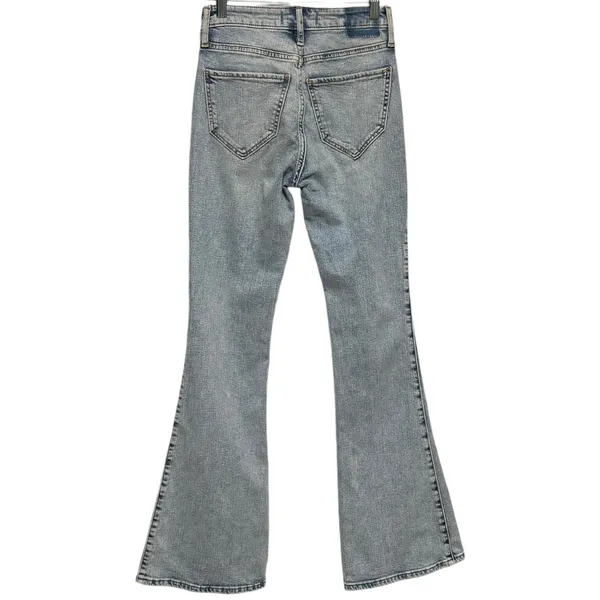 Abercrombie & Fitch The Flare Ultra High Rise Light Wash 24 00 - Image 2