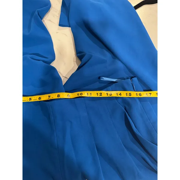Ted Baker London Blue Pleated Culotte Pants‎ Wide Leg Size 4 NWT - Image 6