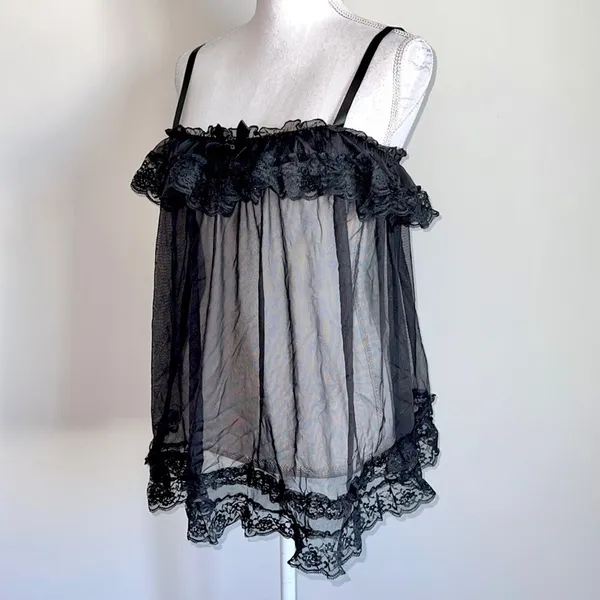 Victoria’s Secret Goth Babydoll Cami Top - Image 3