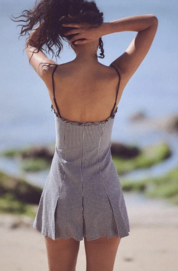 ZARA Box Pleat Mini Dress - Image 3