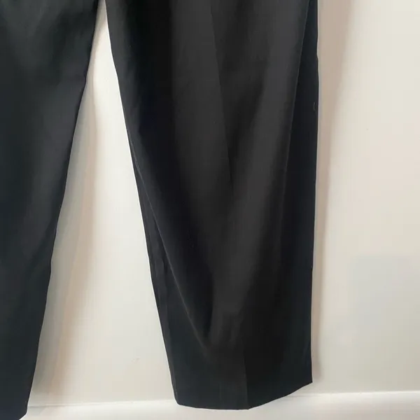 Kaia x Zara NWT Full Length Pants Womens XS Pleated Black Trousers Career Masc - Image 12