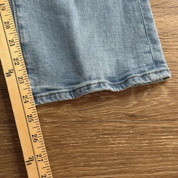 LOFT Outlet Jeans Women's 4 Light Wash High Rise Crop Kick Flare Stretch Denim - Image 11