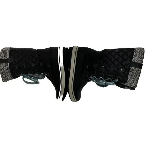 TOTES Glenda Black, Women's Lace-Up‎ Boots, Size 6 Med - Image 7