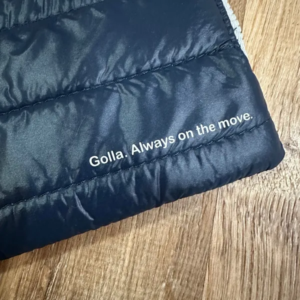 GOLLA | Navy Blue Quilted Wristlet‎ Pouch Zip Top Coin Purse - Image 3