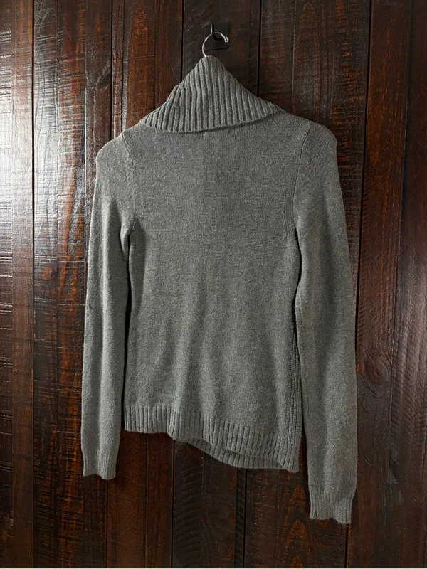 GAP Very Soft Cowl Neck Gray Sweater XS - Image 7
