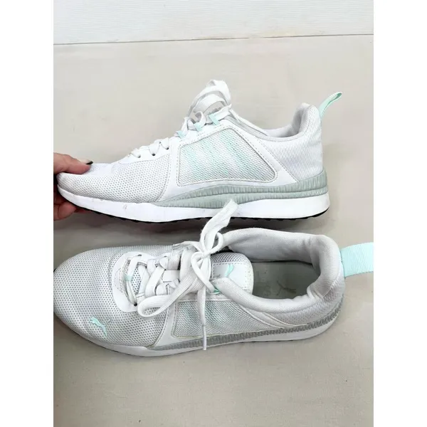 Puma 36889206 White LaceUp Mesh Upper Logo On Side Sneakers US 9 Eur 40 Uk 65 - Image 4