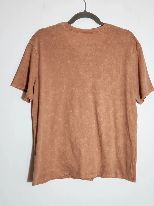 The Rolling Stones Tan Mineral Wash Graphic Tee Size Medium - Image 3