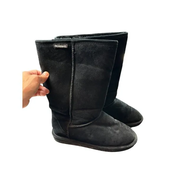 Bearpaw Women's Size 6 Black Suede Mid-Calf Boots - Image 11