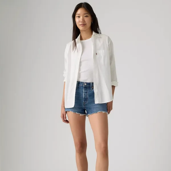Levi’s 501® Original Fit High-rise Women's Shorts in Roll Away Medium Wash Sz 27 - Image 2