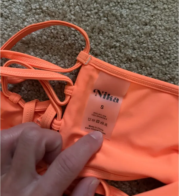 Nika Swim Top Orange - Image 3