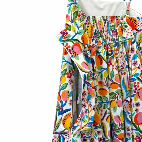 Hutch Floral Fruit Print Romper Women's Small Sleeveless Cotton Summer - Image 6