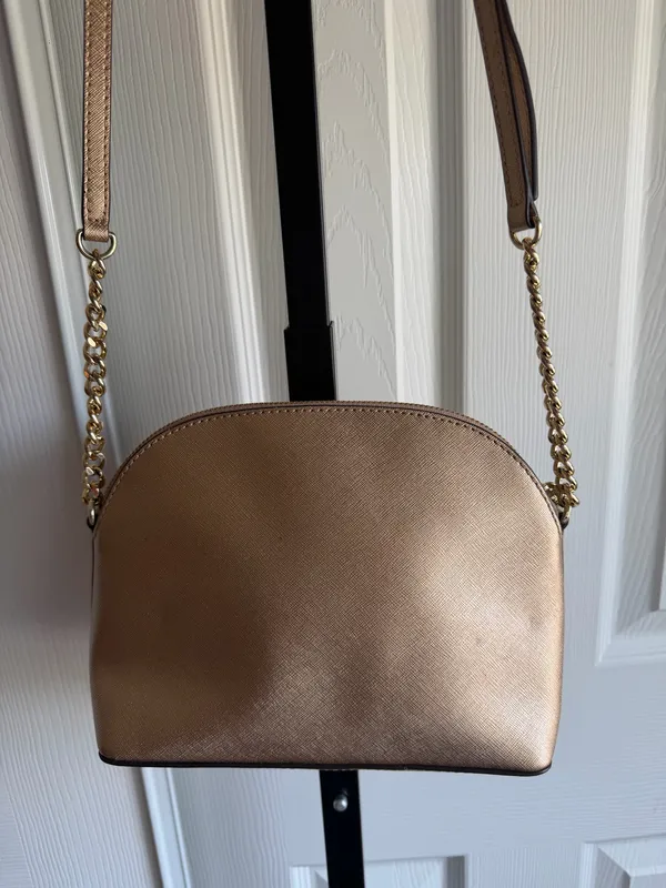 Michael Kors Emmy Saffiano Gold Women's Crossbody Bags - Image 4