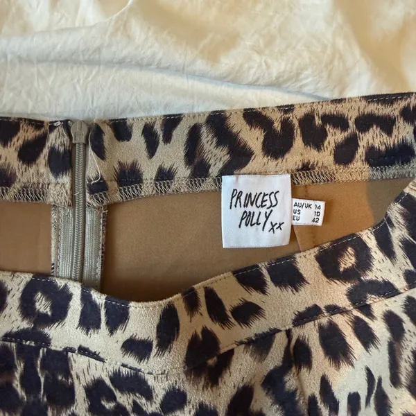 Princess Polly Leopard Mini Skirt - Image 3