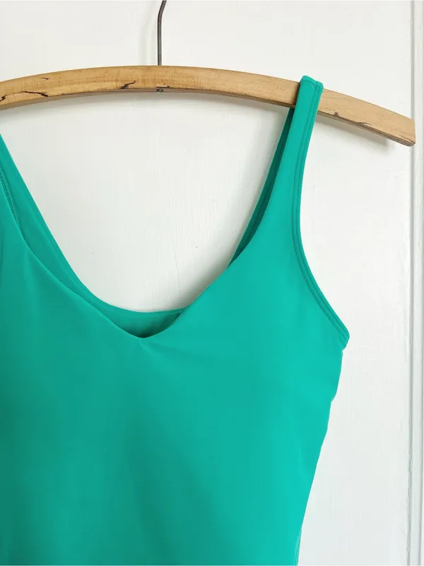 Lululemon • Align Tank Top crop Maldives Green nulu built in bra athletic yoga - Image 5
